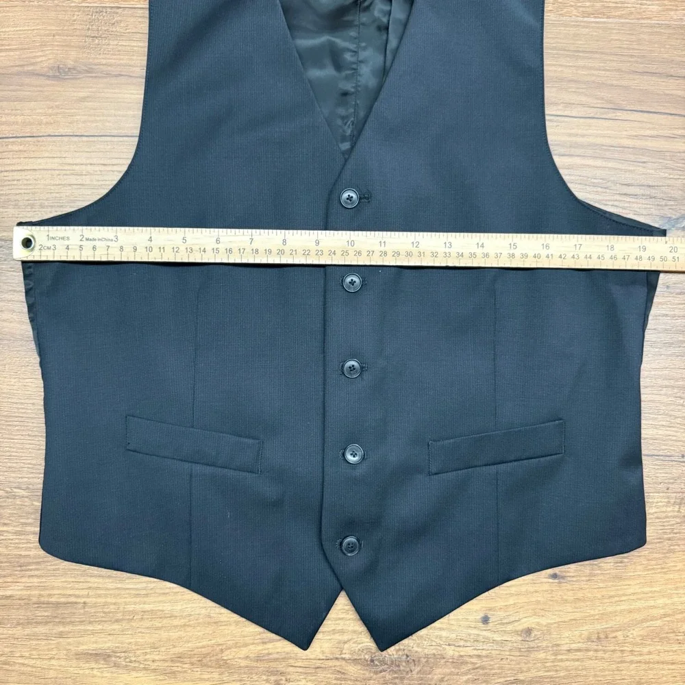 Jos A Banks Wool 41R 33x29 Pant‎ 3 Piece Suit Vest Luxury Corporate Professional